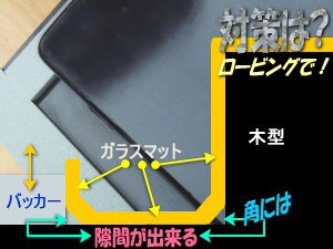 ガラスマット 手順 セール